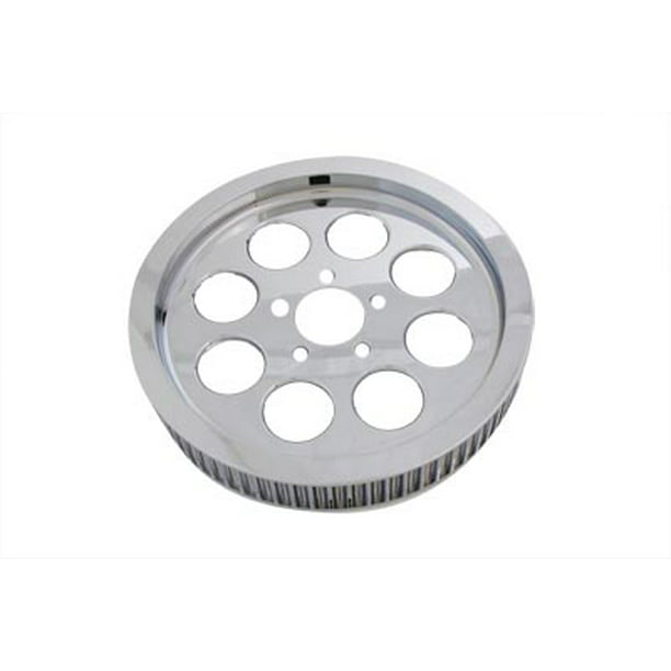 Outer Pulley Cover 70 Tooth Chrome V-Twin 42-1014